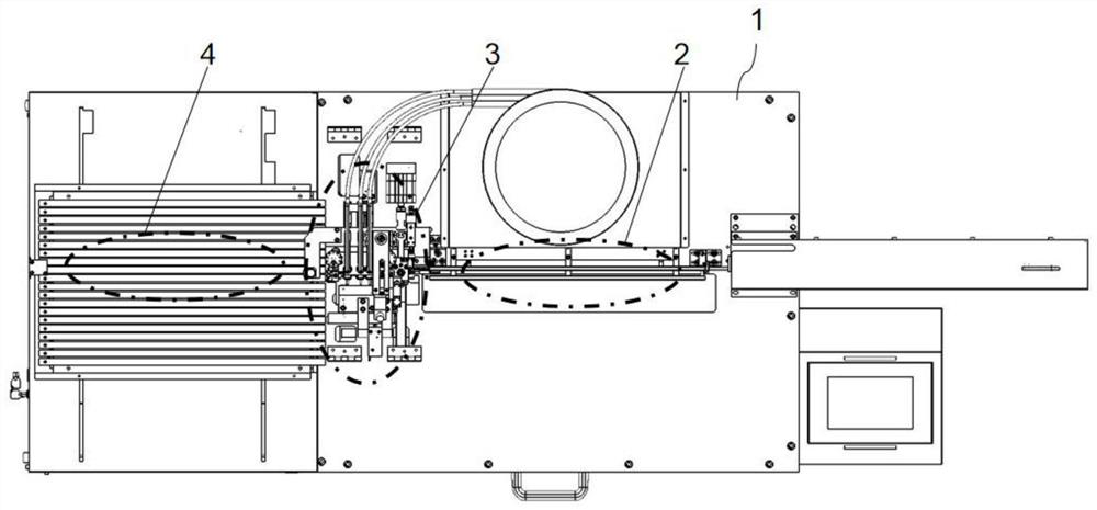 Electronic part machining machine