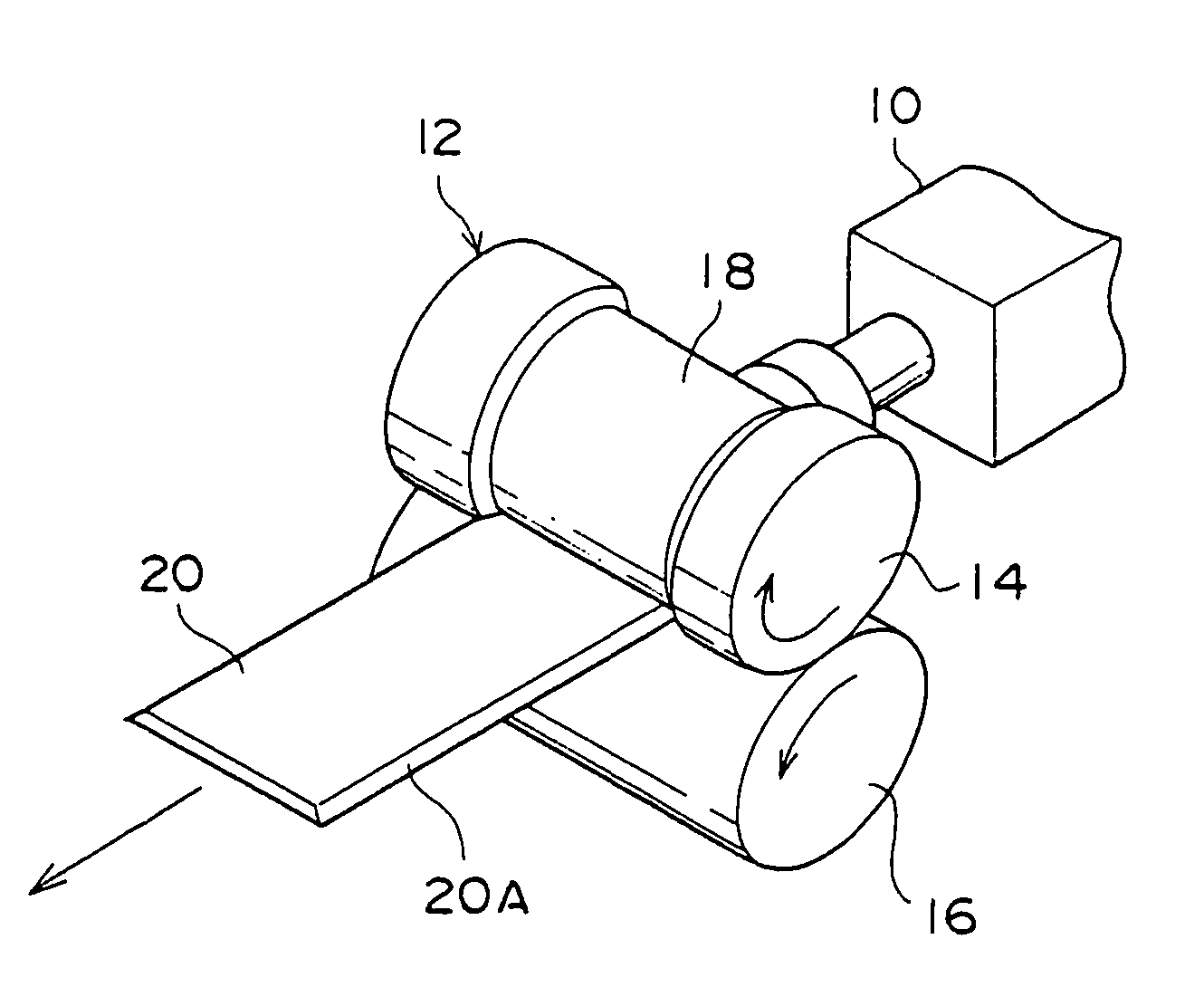 Thin rubber member producing method, rubber rolling device and rubber rolling method