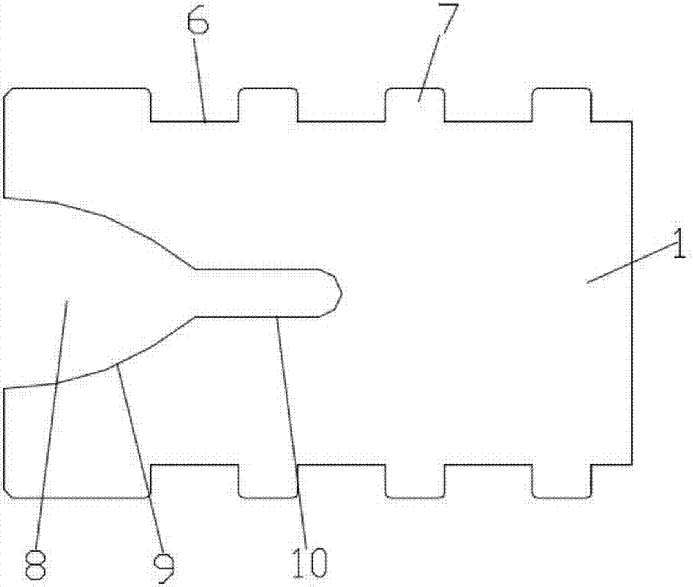 Circuit breaker arc-extinguishing chamber