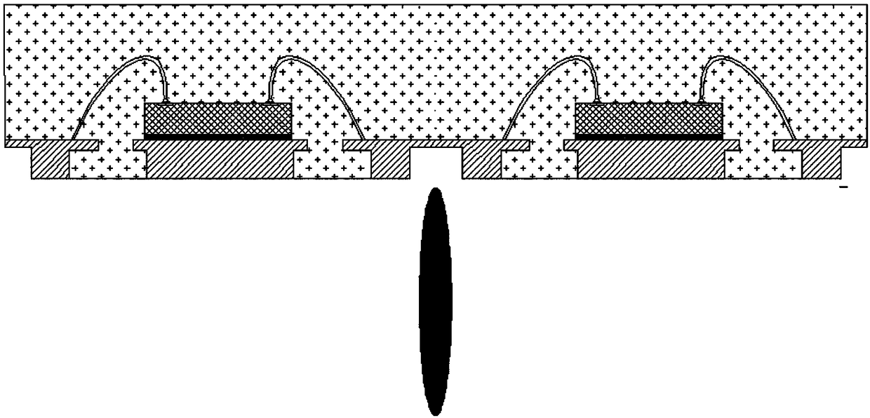 Lamination package structure having pin side wall tin climbing function and manufacturing process thereof