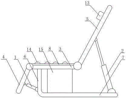 Adjustable intelligent heating chair