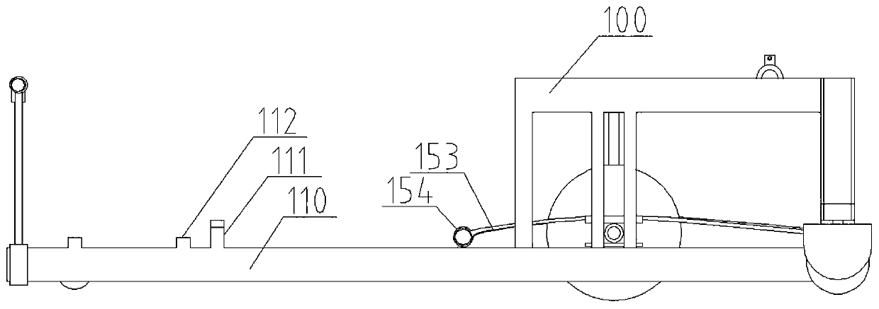 Asphalt pavement maintenance method and vehicle additionally-hung forward-pushing type road roller