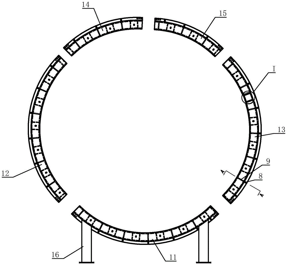 Shield starting reaction frame and its installation and use method