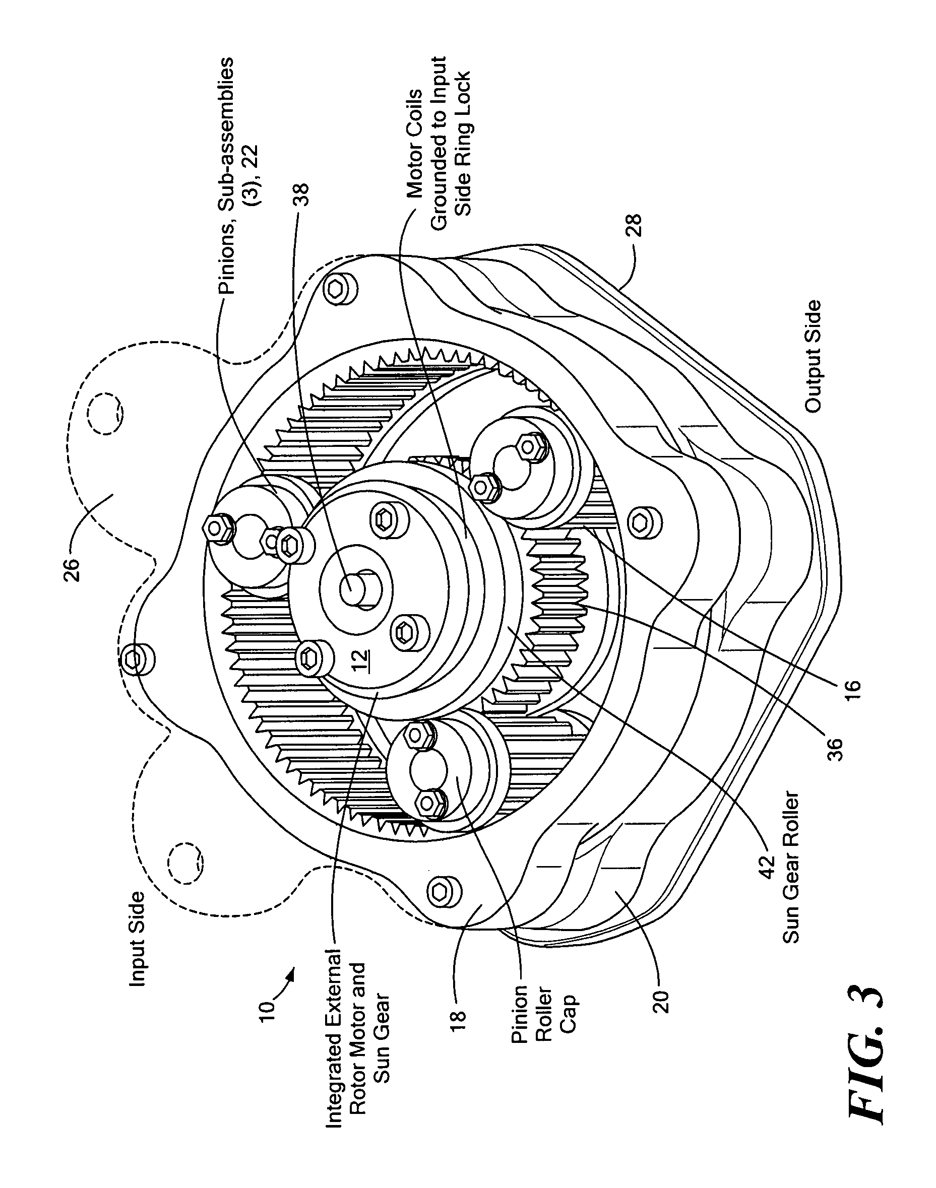 Gear bearing drive