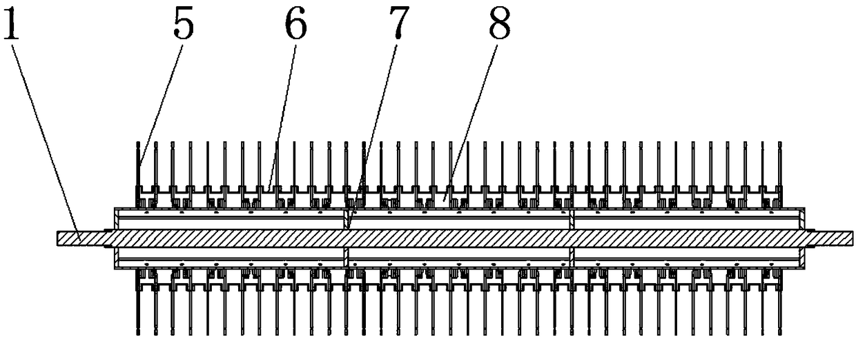 Pickup device for straw and grass