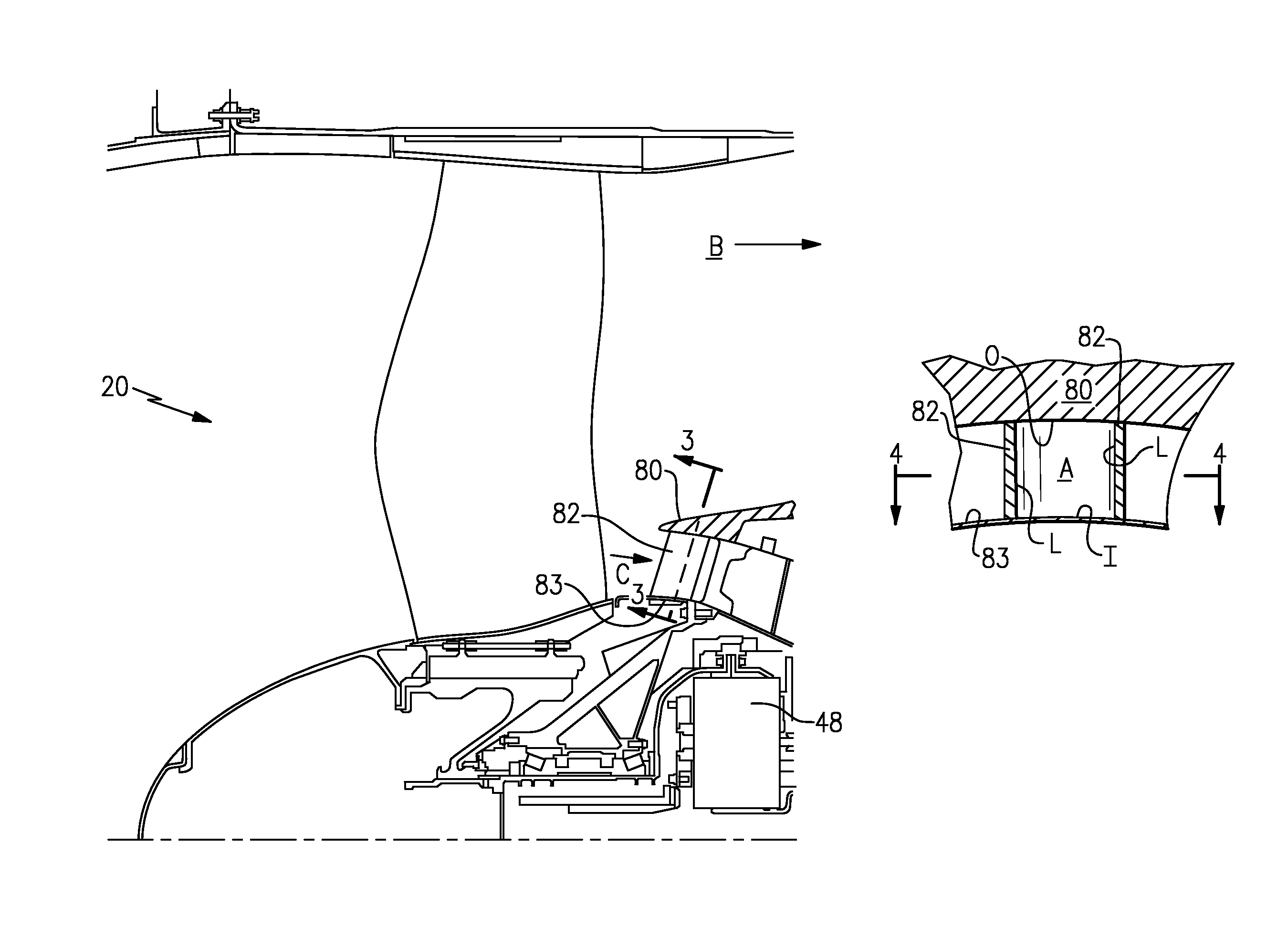 Anti-icing core inlet stator assembly for a gas turbine engine