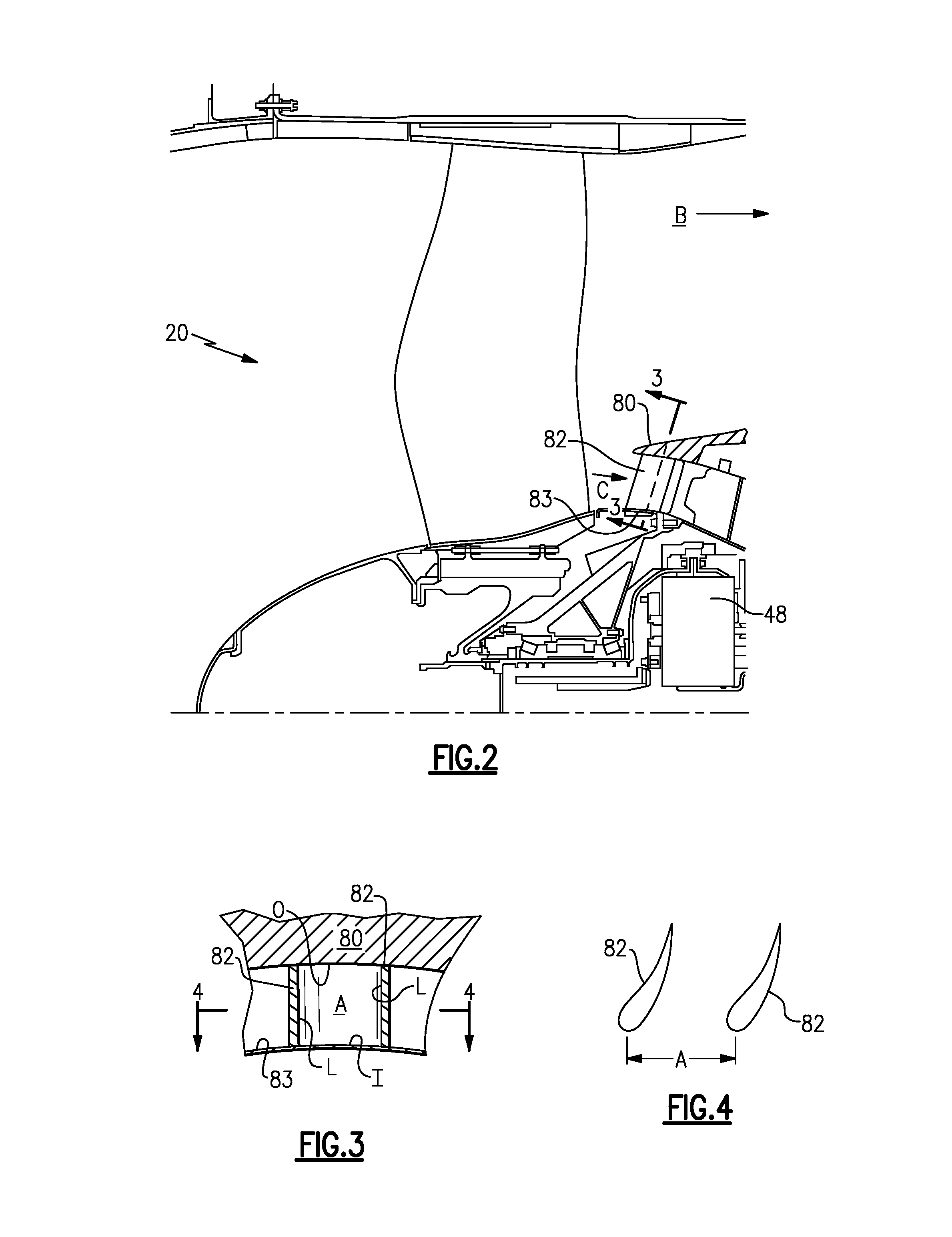 Anti-icing core inlet stator assembly for a gas turbine engine