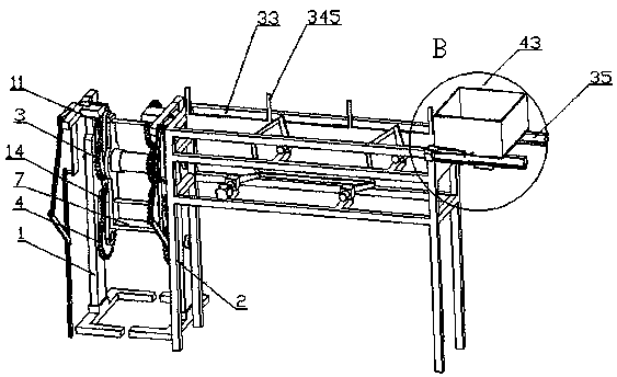 Coal transportation discharge method and device