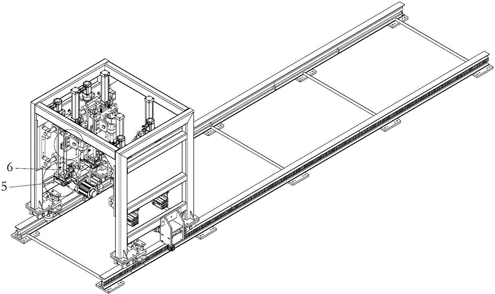 Automatic pipe die dismantling and mounting all-in-one machine