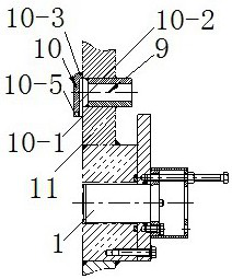 Heading machine excavation cabin pressure measuring system and application method thereof