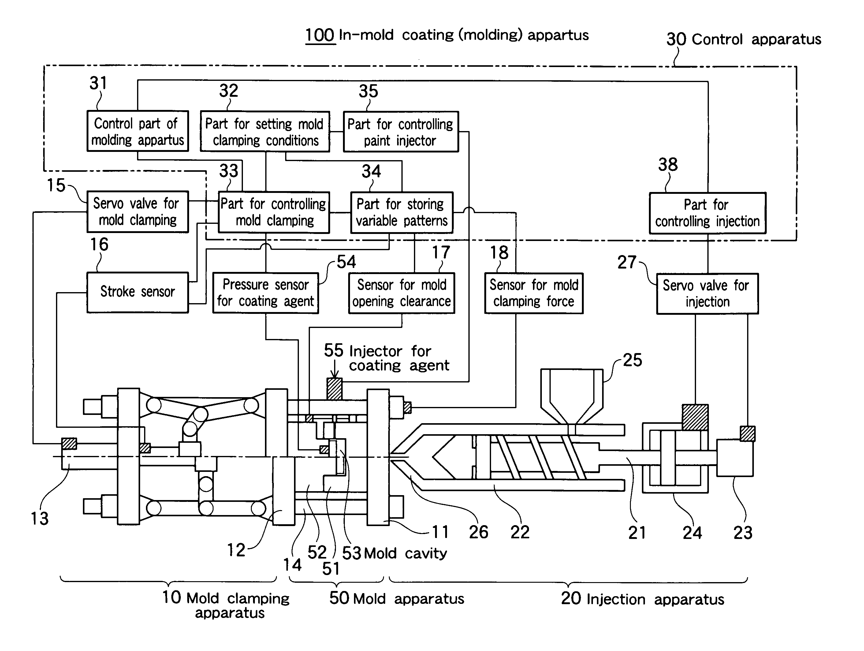 Molded object obtained by in-mold coating and process for producing the same