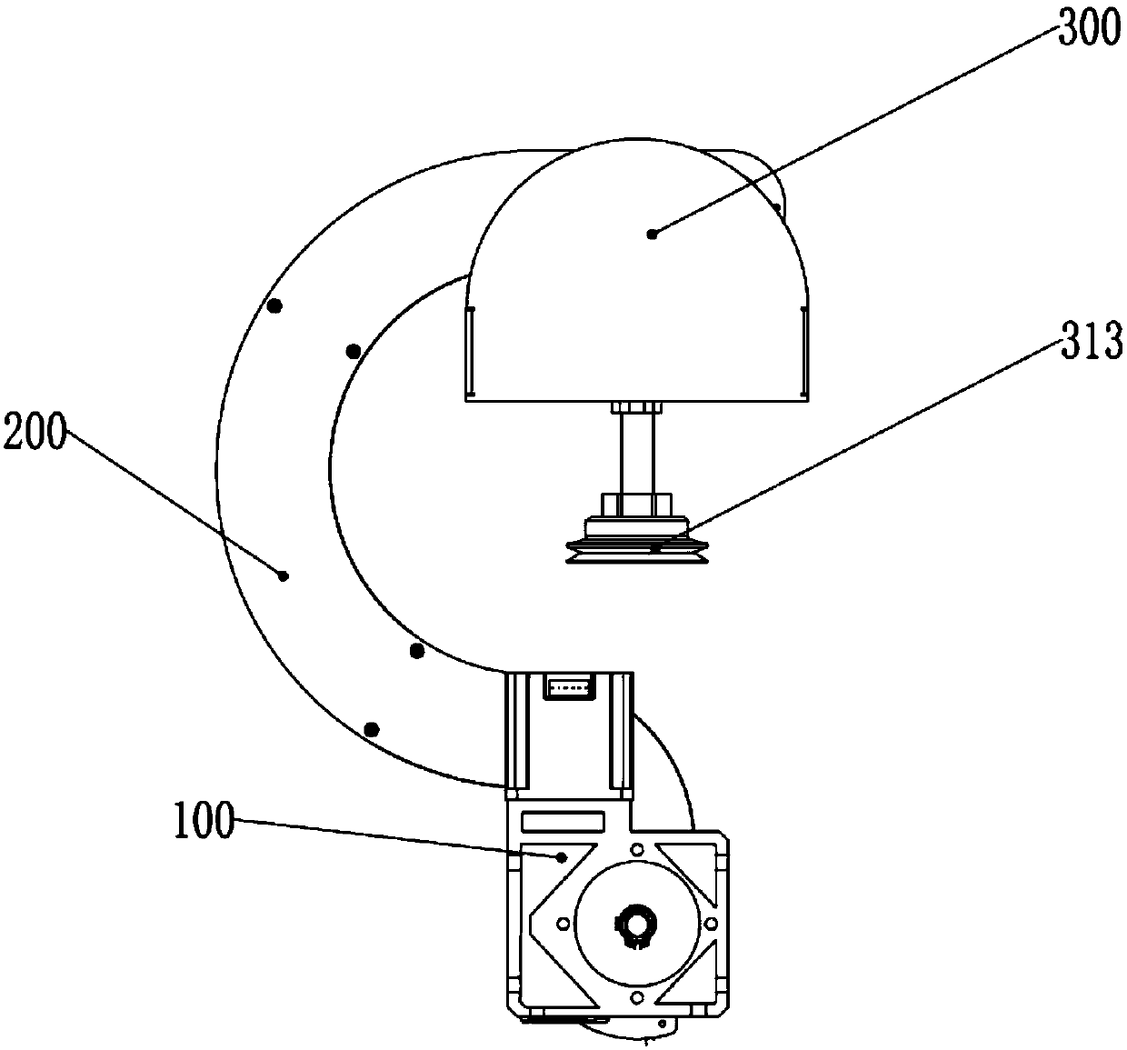 Sucker bowl taking device