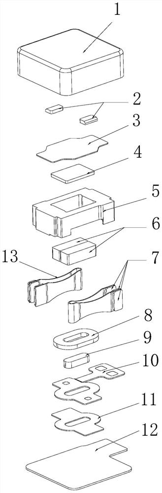 A horizontal linear vibration motor and its realization method