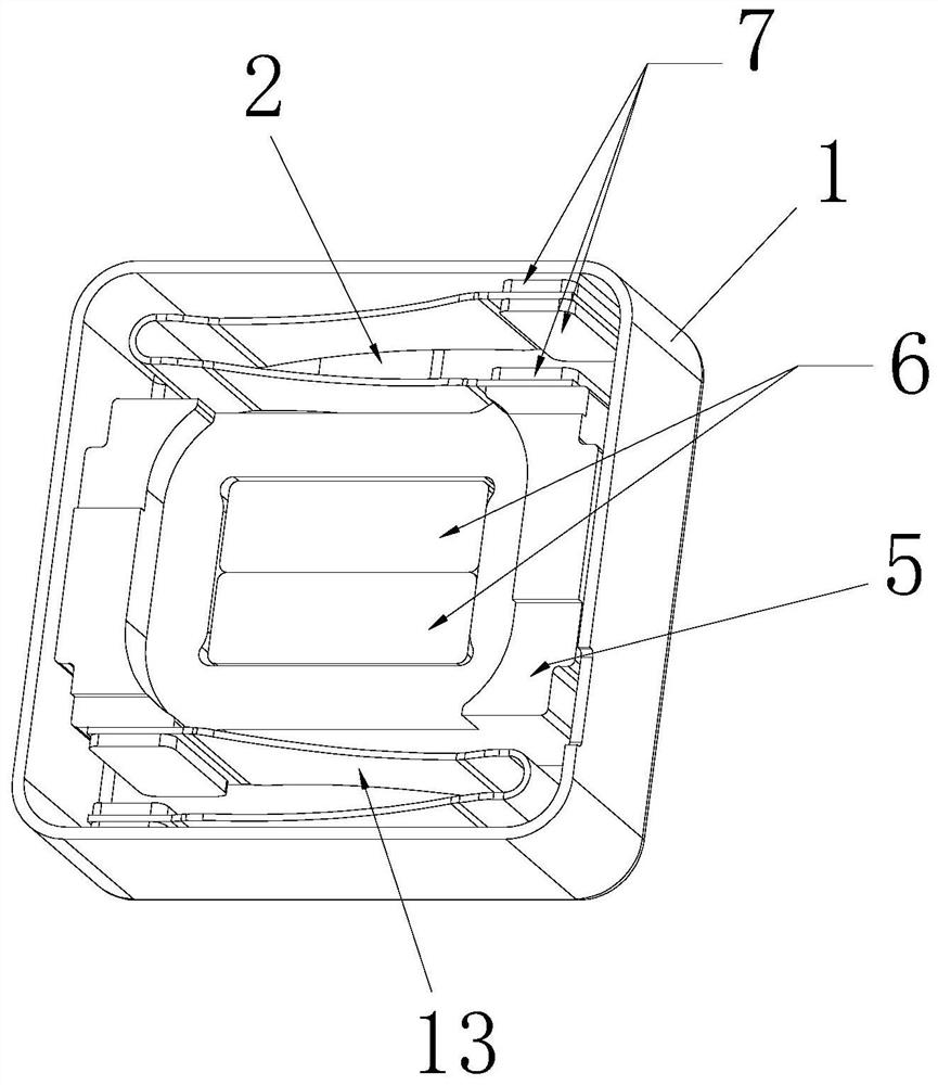 A horizontal linear vibration motor and its realization method