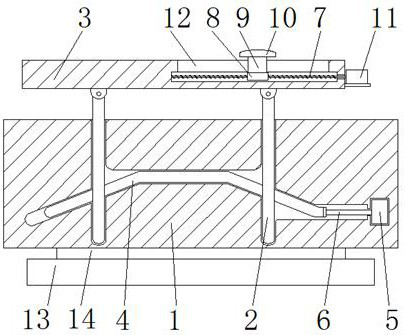 Separation traction device for knee joint looseness in rehabilitation department