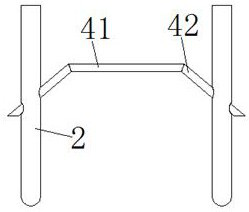 Separation traction device for knee joint looseness in rehabilitation department