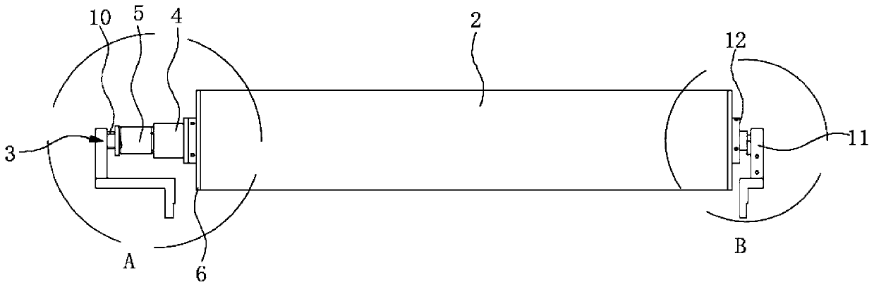 Coiled material feeding device