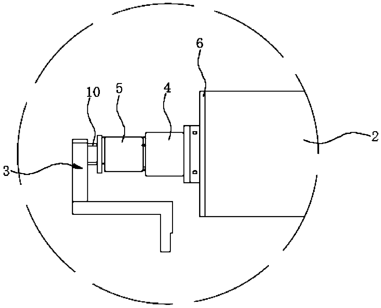 Coiled material feeding device