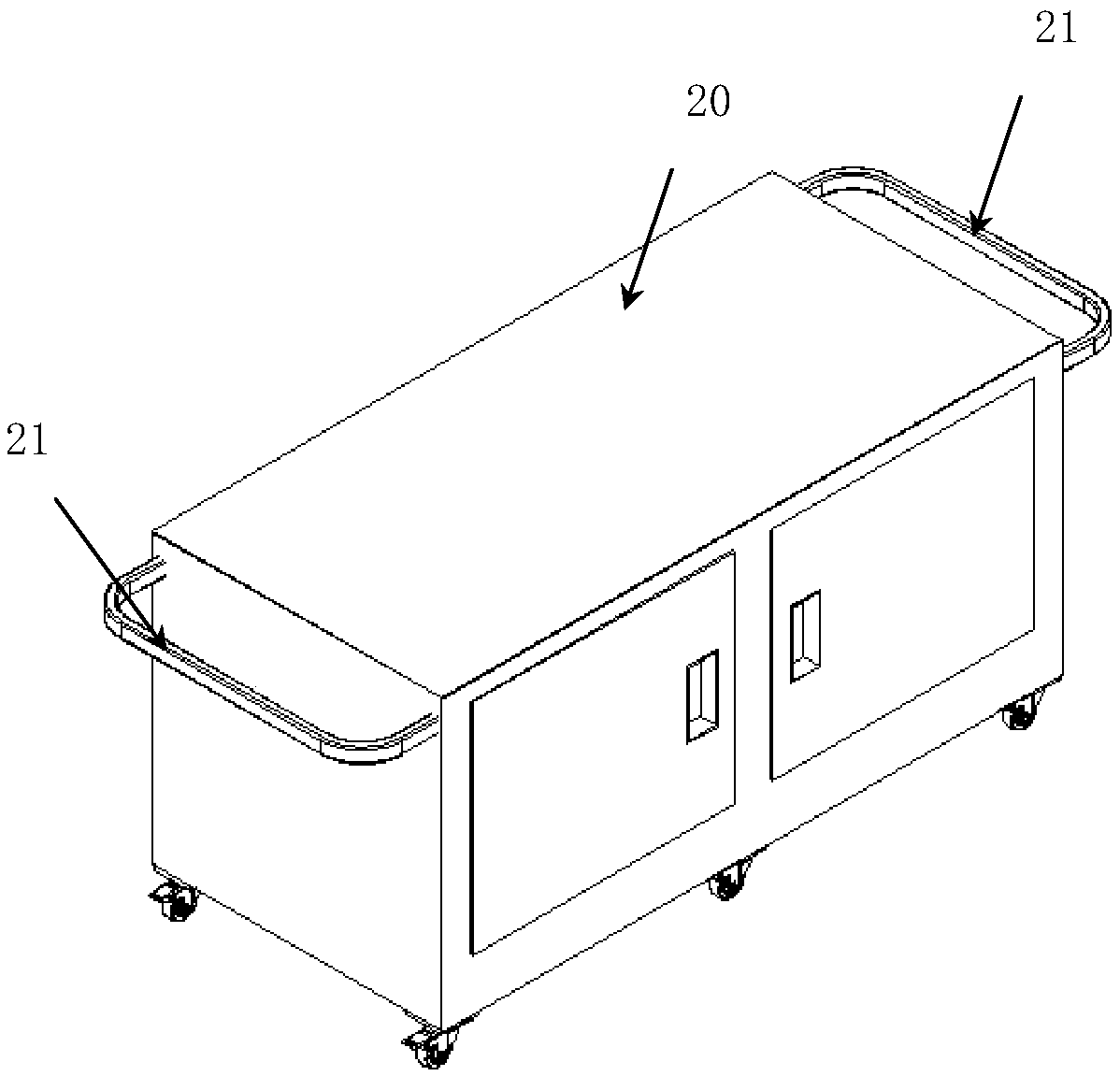 Full container fumigation system with replaceable container door