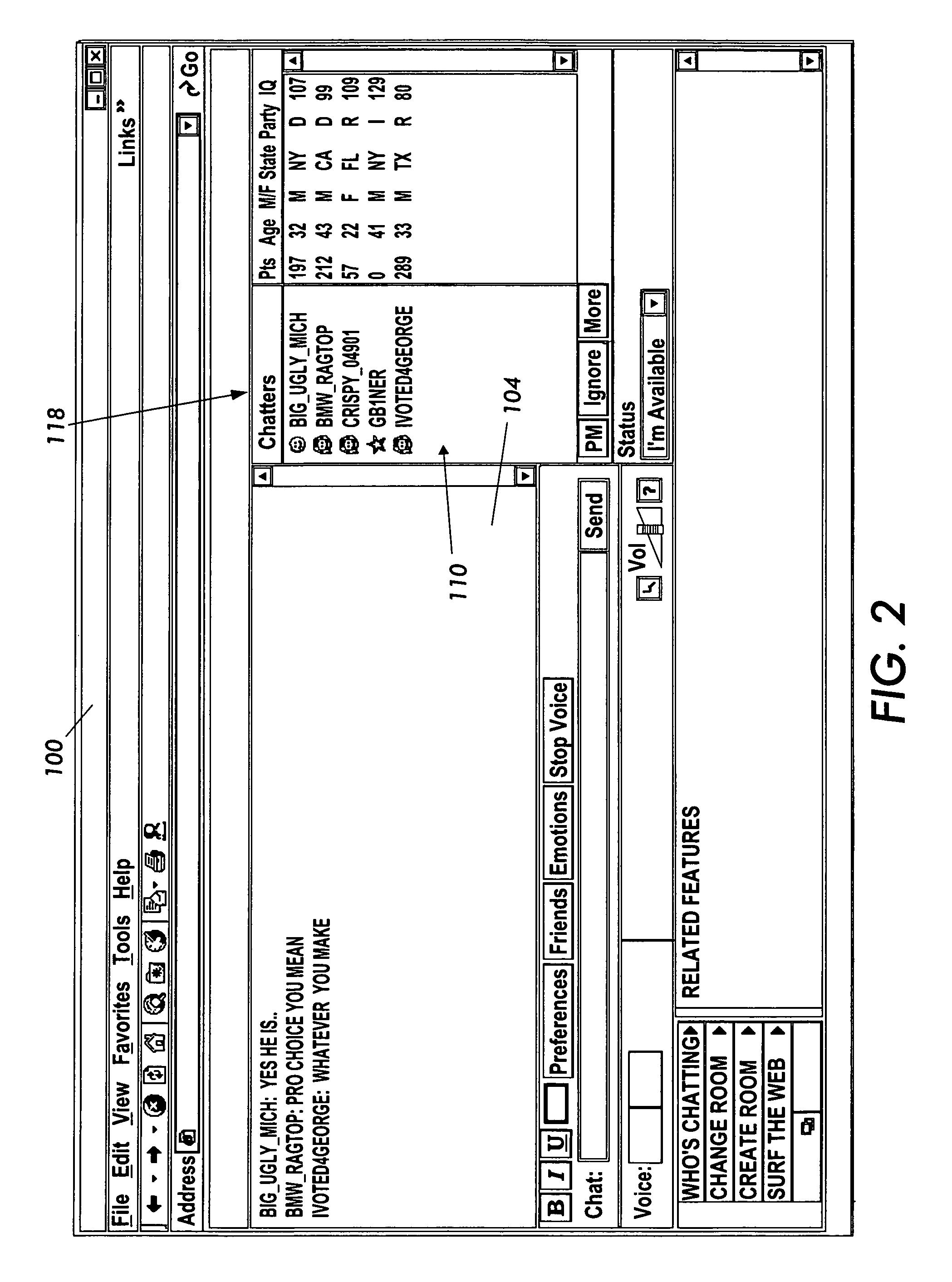 System and method for the automated notification of compatibility between real-time network participants