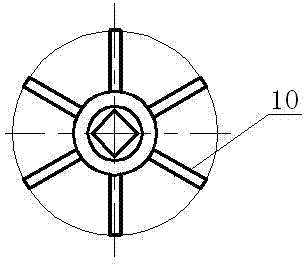 Polymer-flooding crude oil low-temperature conveying fluidization device