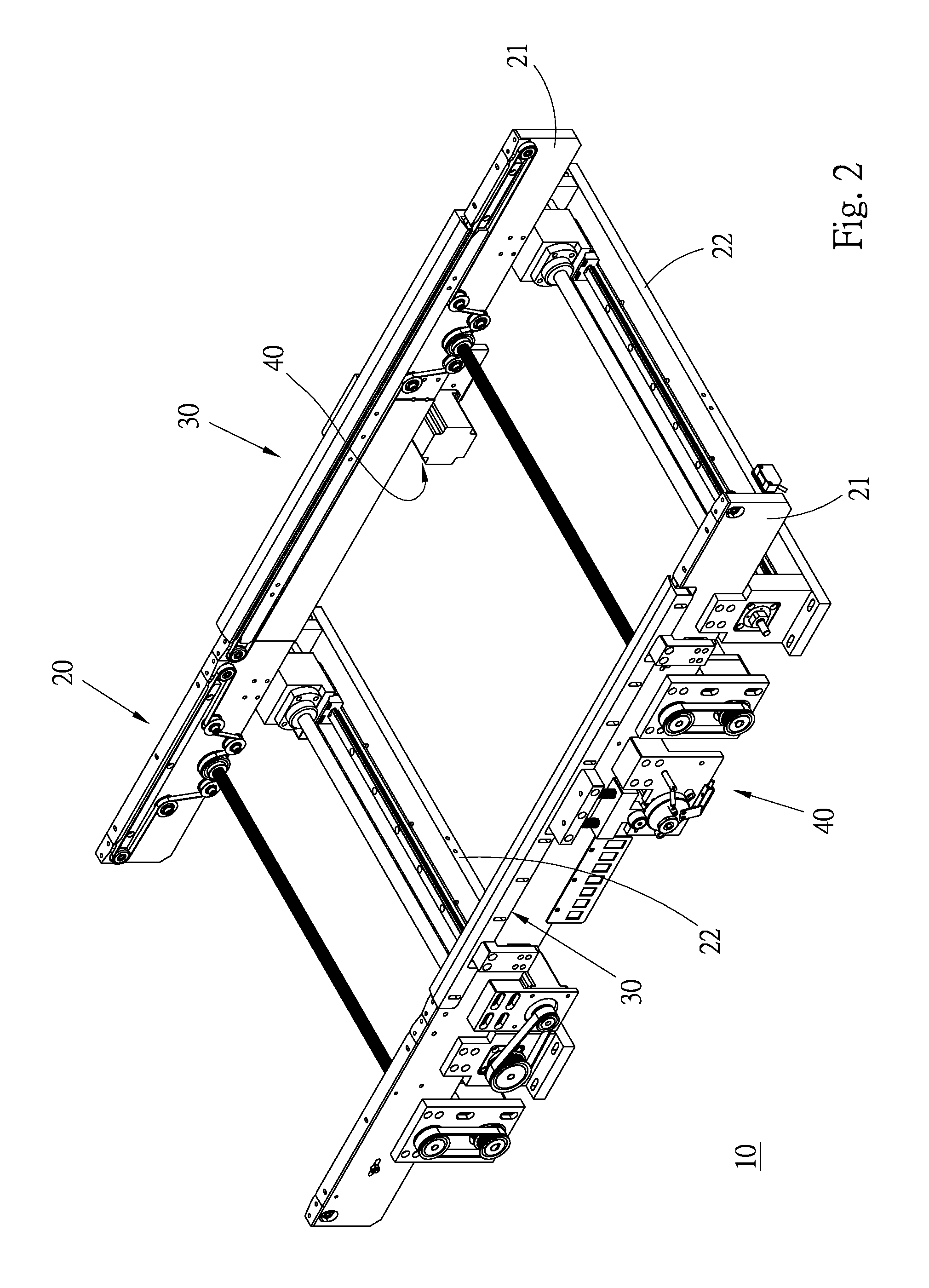 Clamping mechanism automatically adaptable to change of thickness of printed circuit board