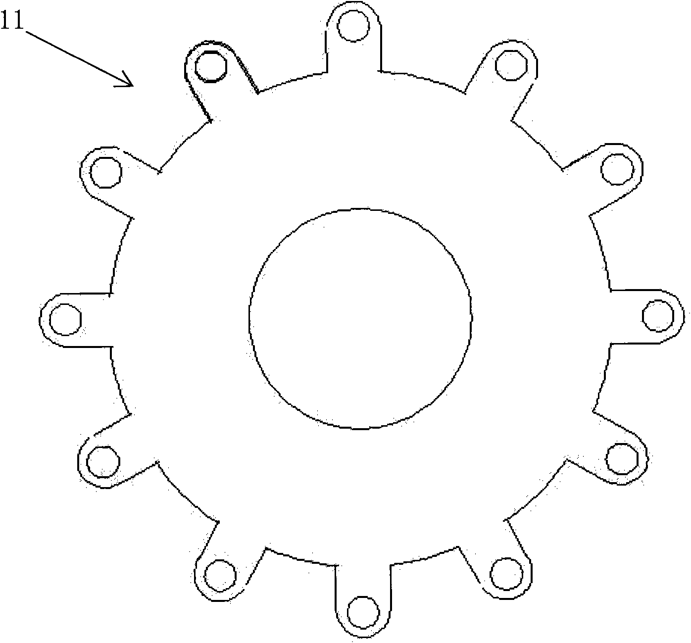 Hall chip magnetic flux test device