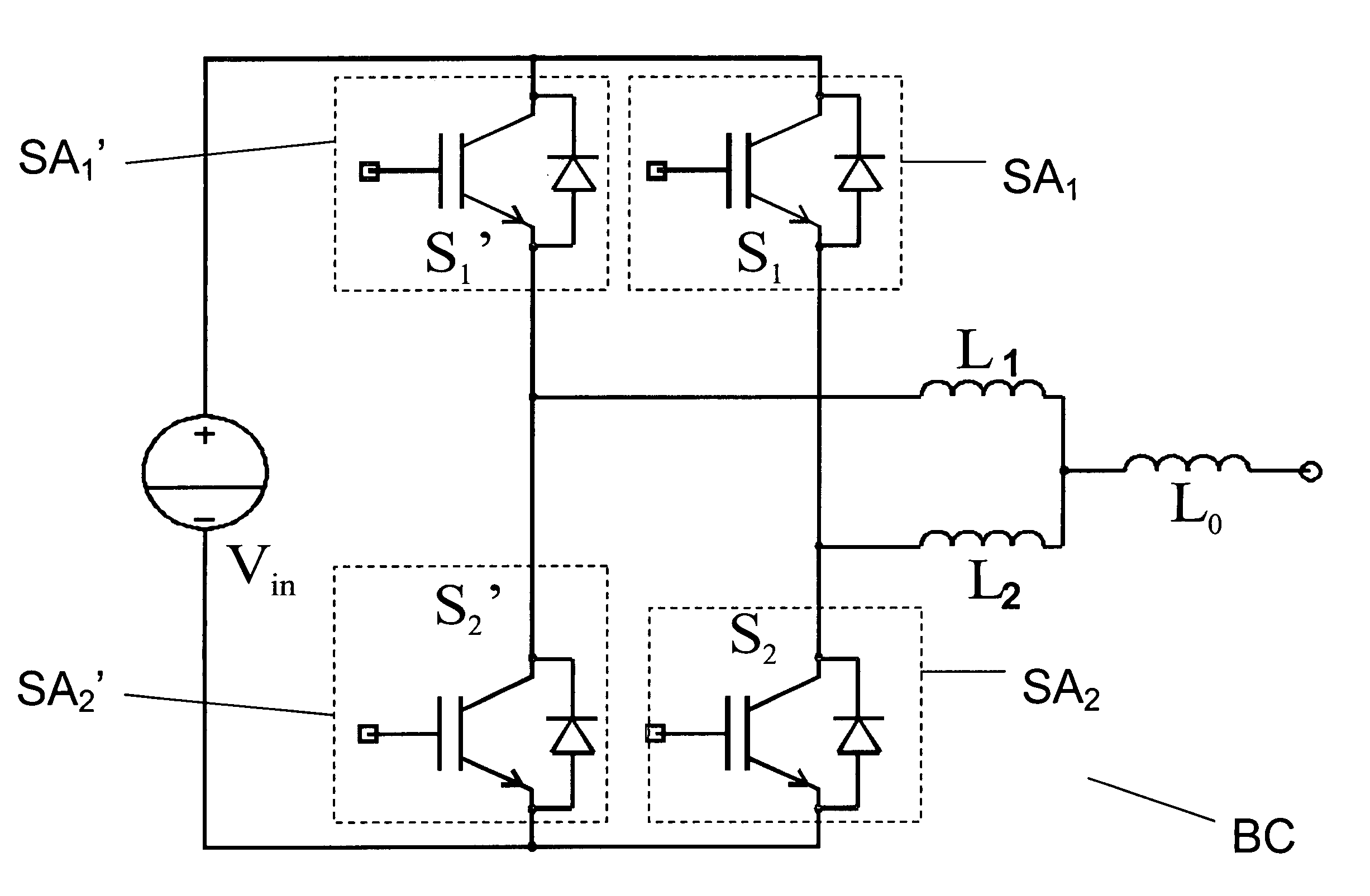 Interleaved soft switching bridge power converter