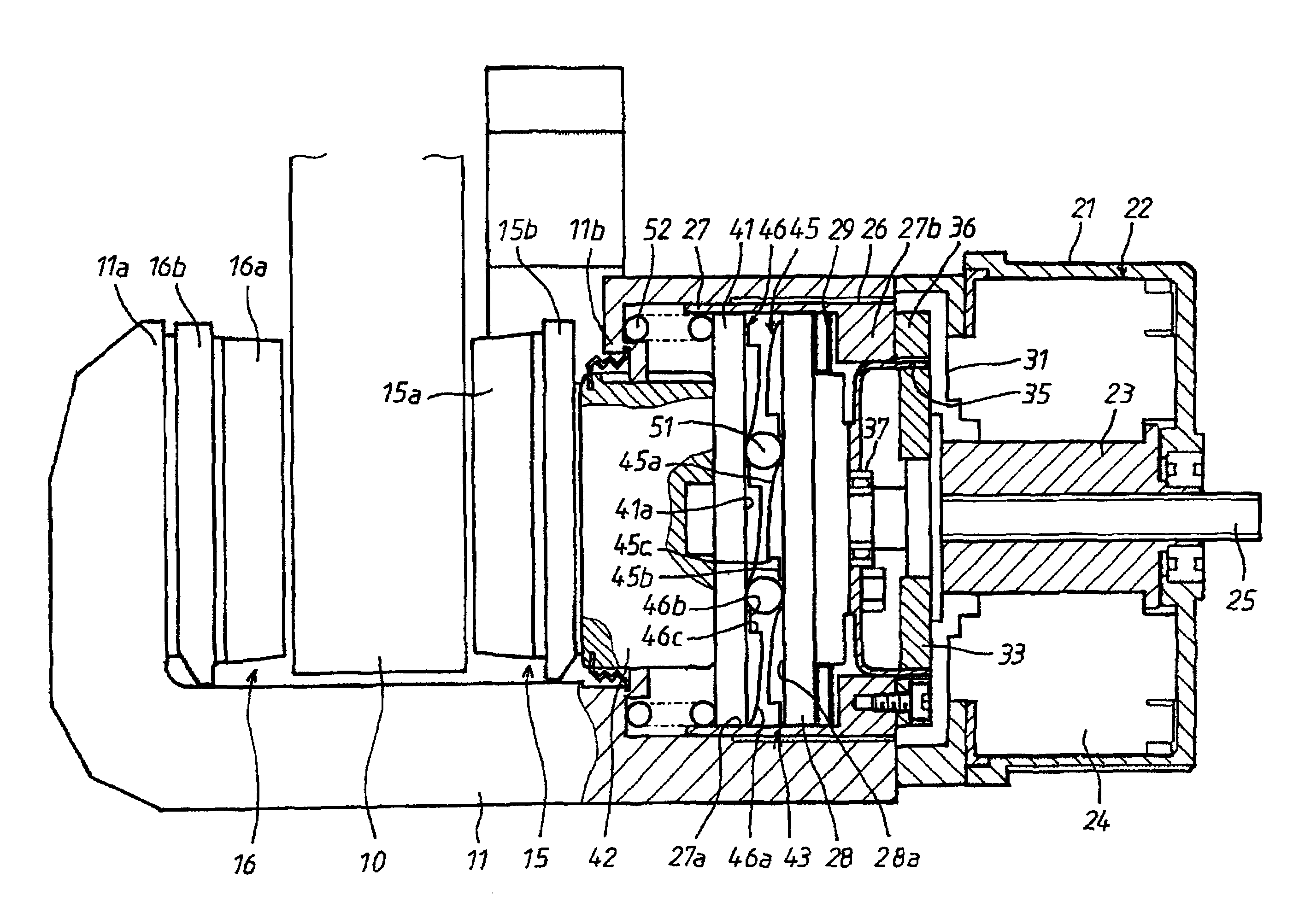 Electric brake device