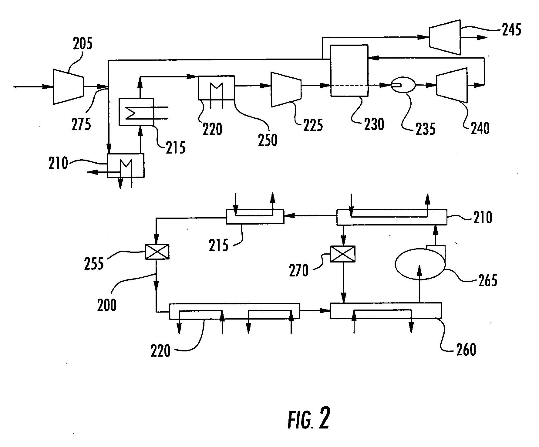 Combined cooling and power plant with water extraction