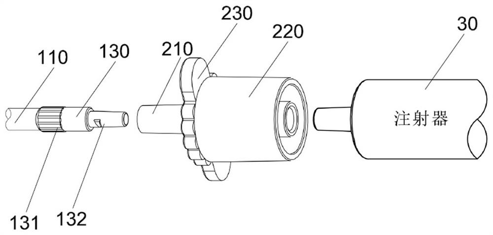 Guide core type hypoxia catheter capable of preventing posterior falling of tongue and application