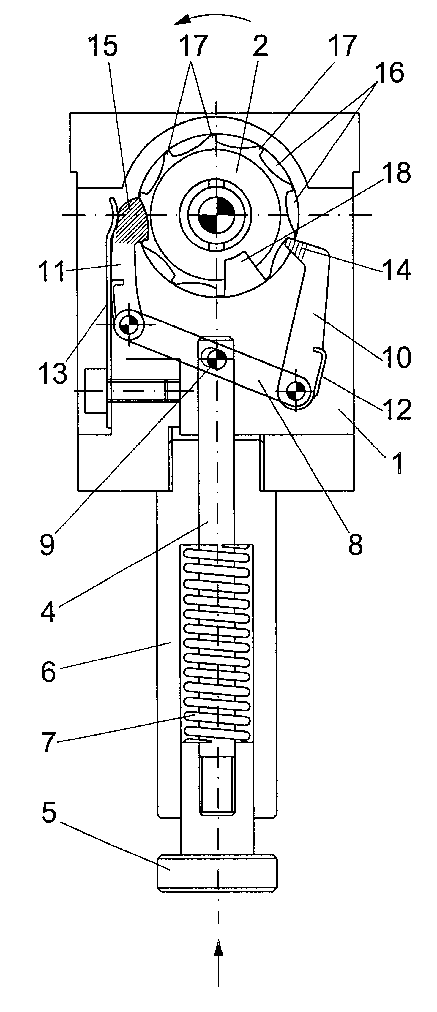 Sequential numbering machine for injection moulds