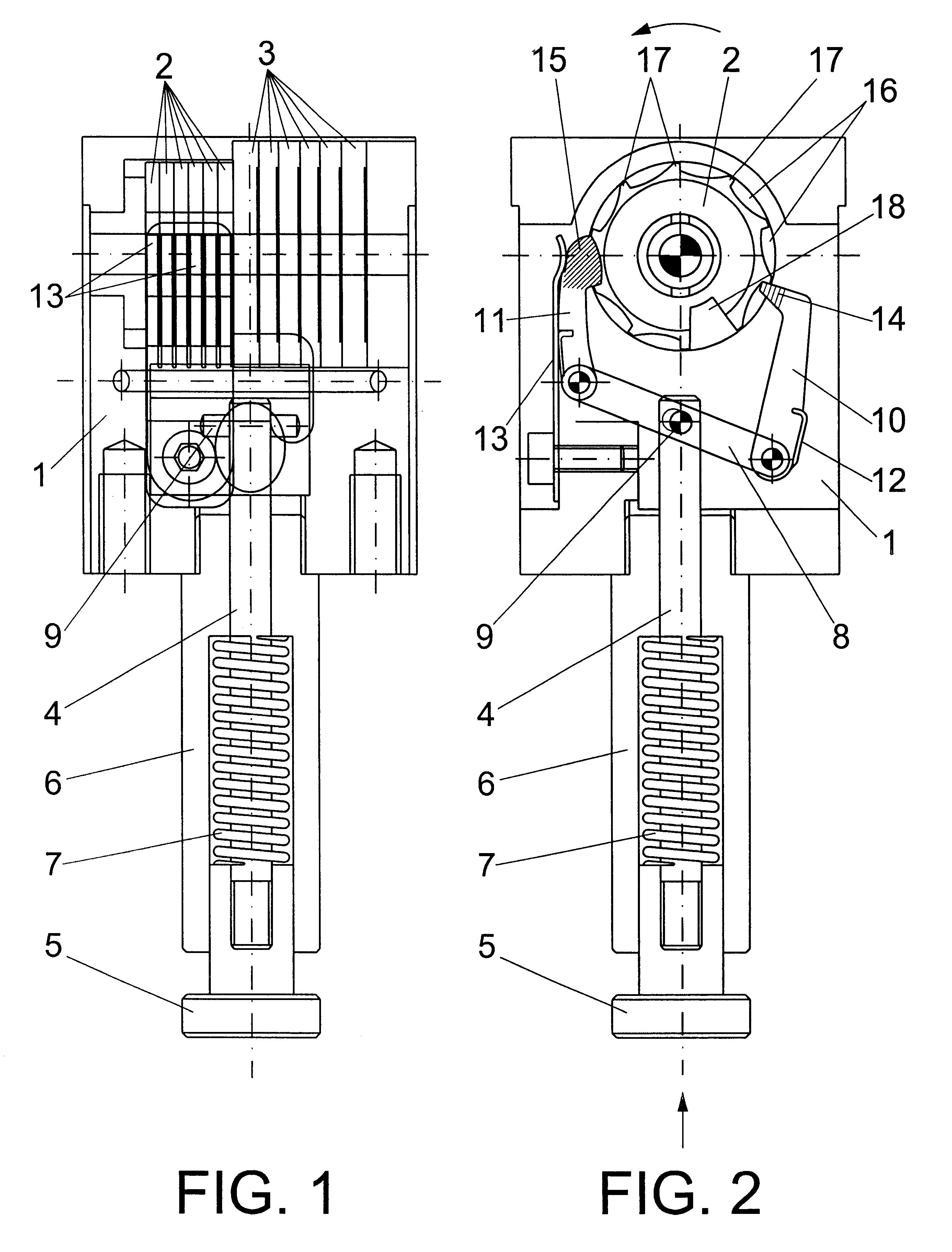 Sequential numbering machine for injection moulds