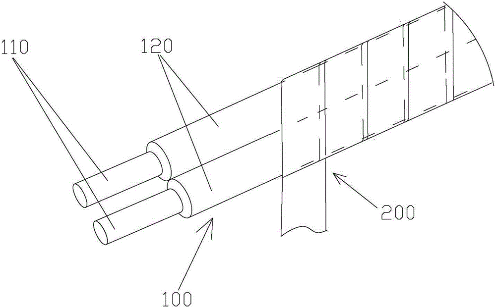 Novel shielding cable