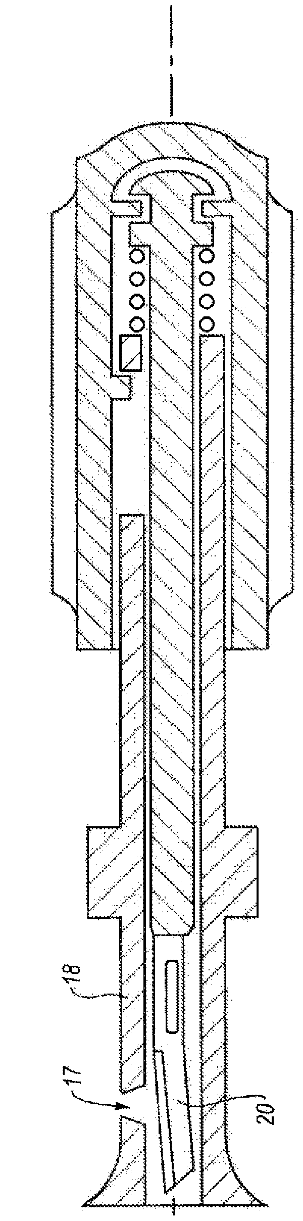 Safety suture cutting device and method