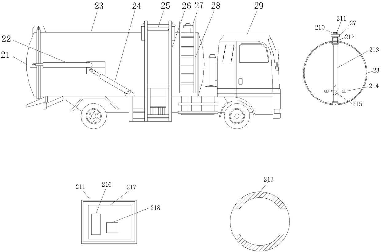 Preparation system for marsh gas prepared from domestic garbage and marsh gas preparation method thereof