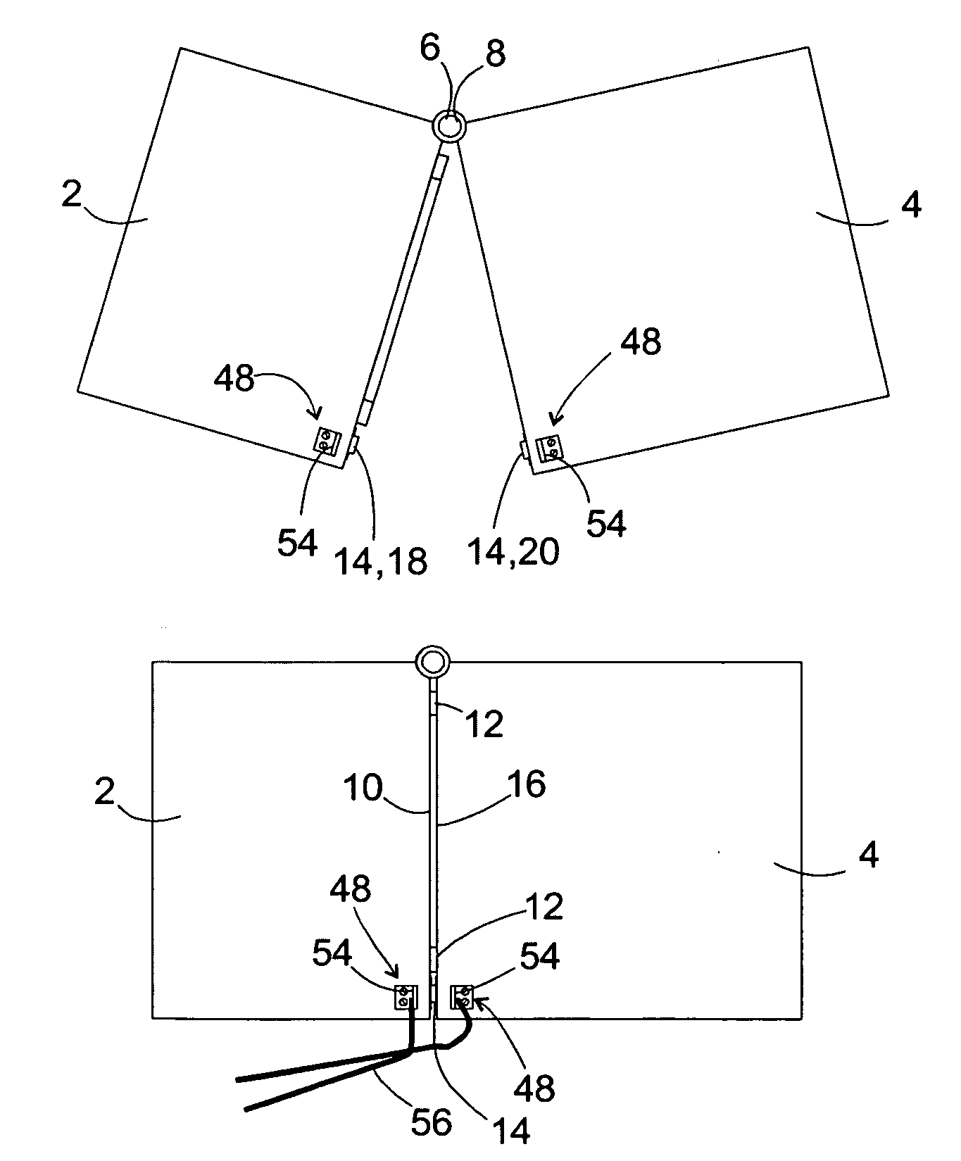 Multipart household appliance