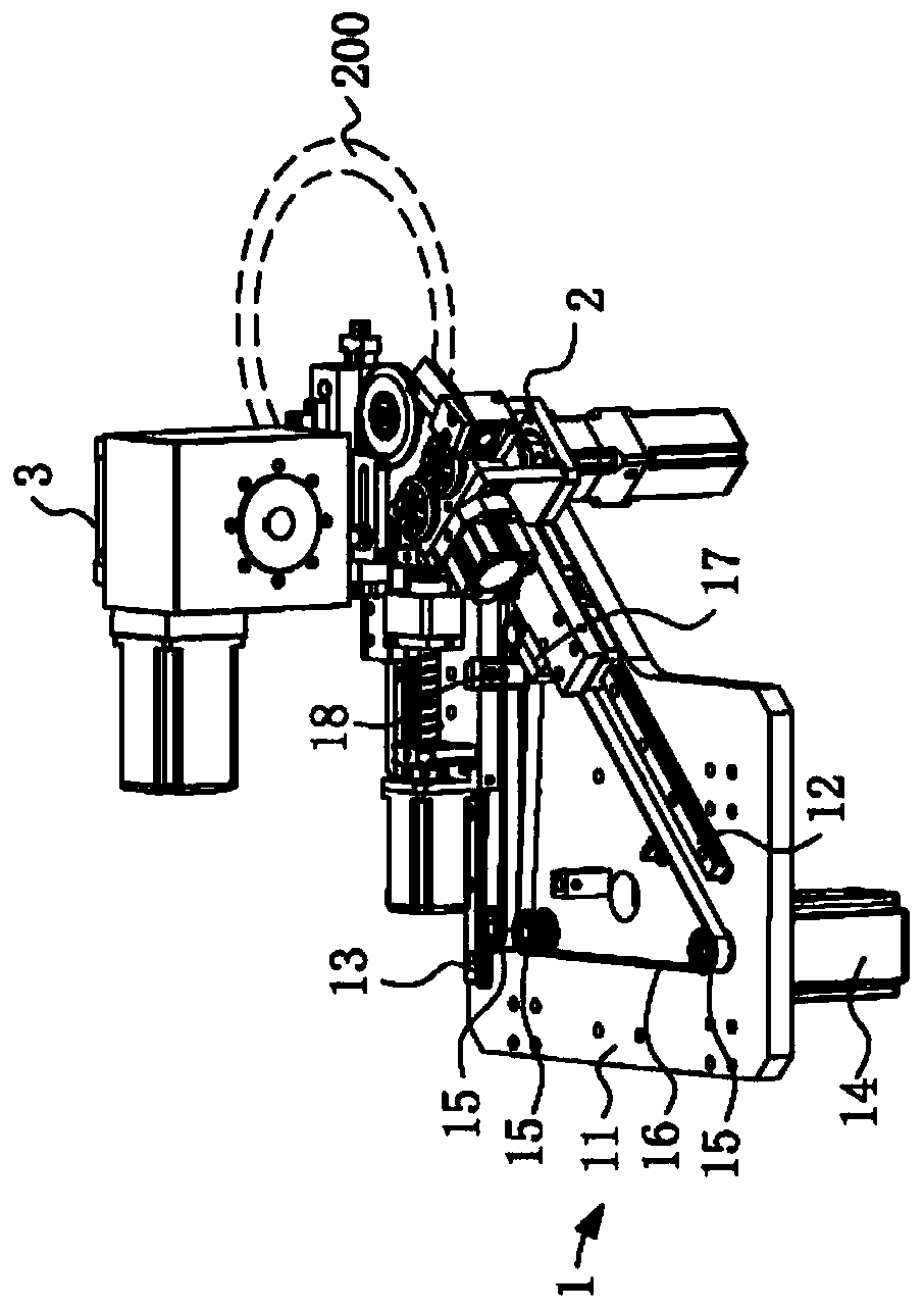 Automatic cutter bending machine and moving device of automatic cutter bending machine