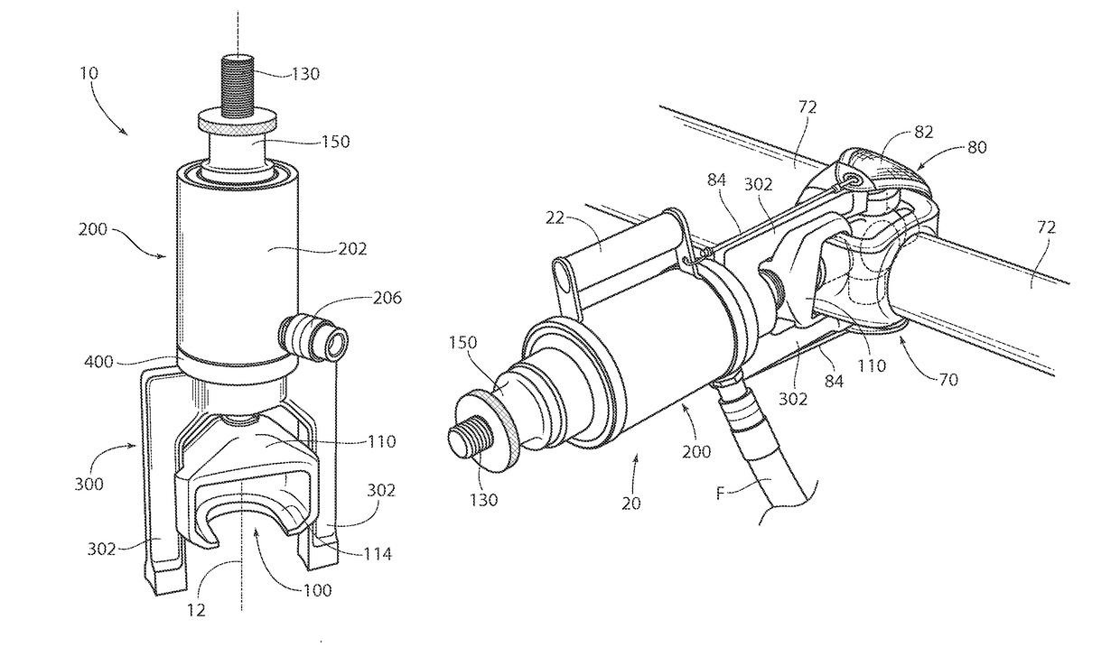 Universal joint dismantling tool