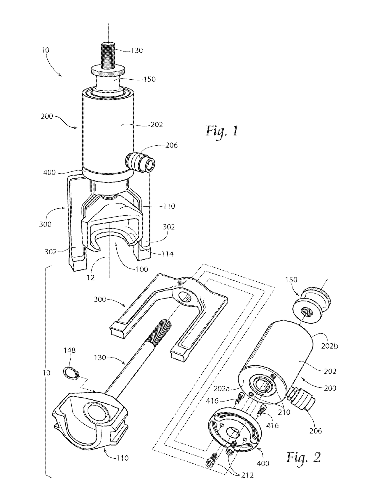 Universal joint dismantling tool