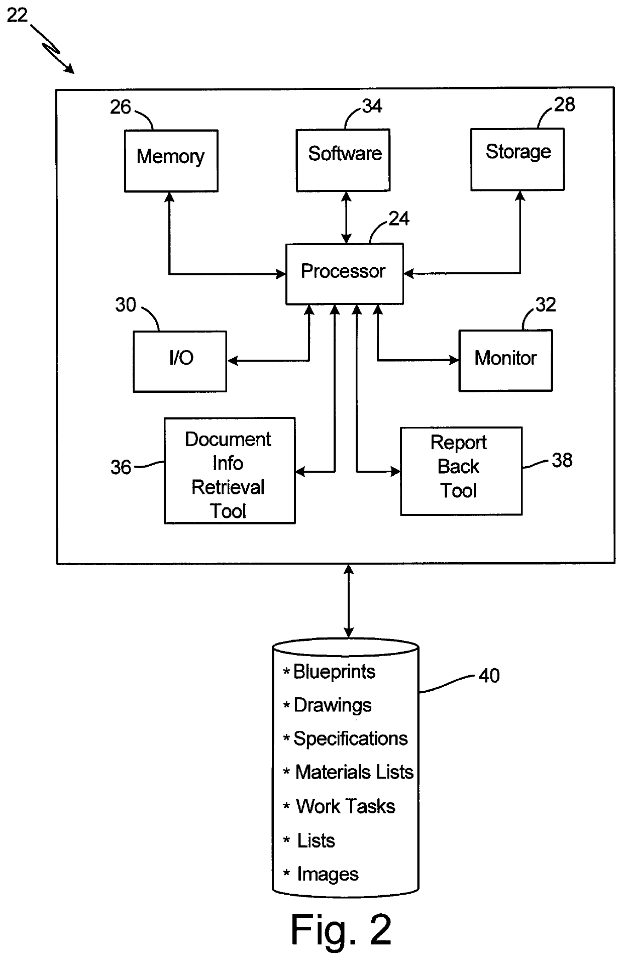 Construction project information and document access system