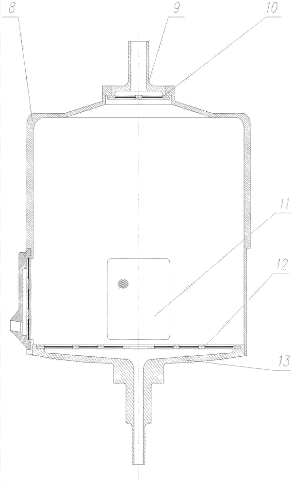 High-rigidity propellant management device for large surface tension storage box