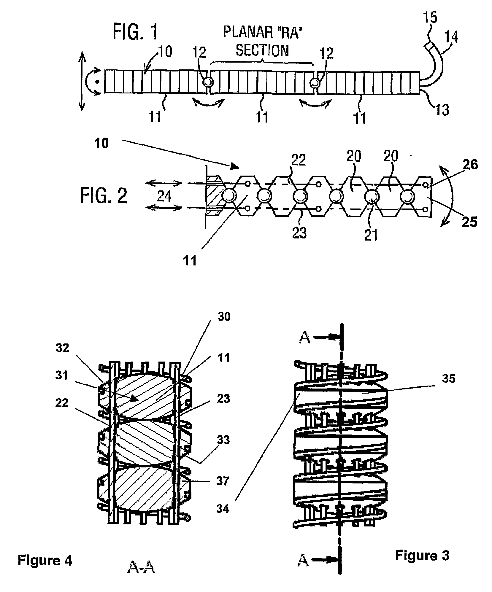 Robotic Arms With Coaxially Mounted Helical Spring Means