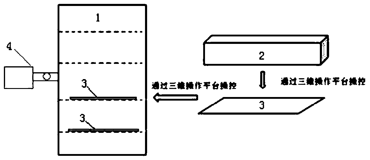 Method and device for preparing array droplet crystals