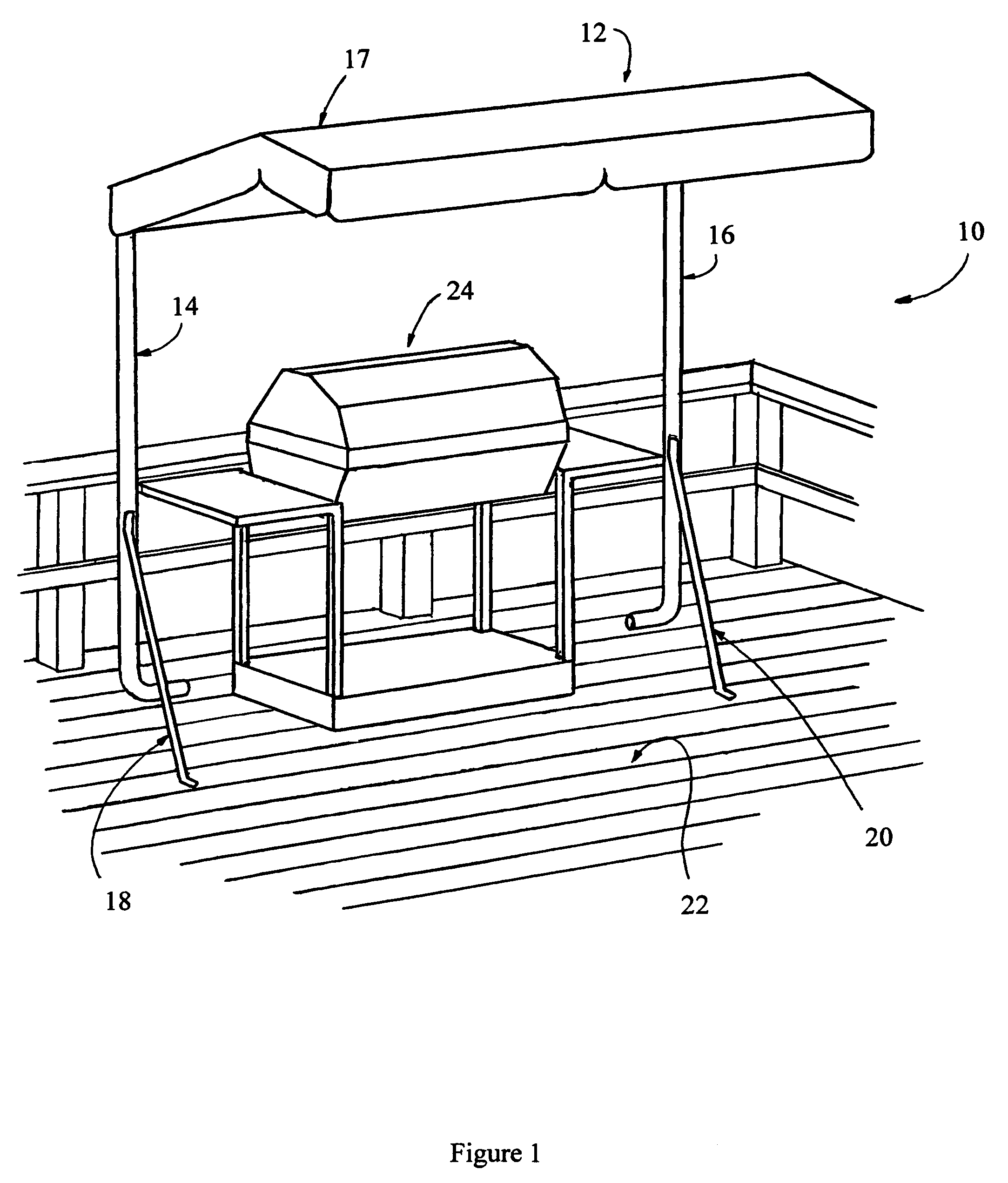 Dismountable outdoor shelter kit