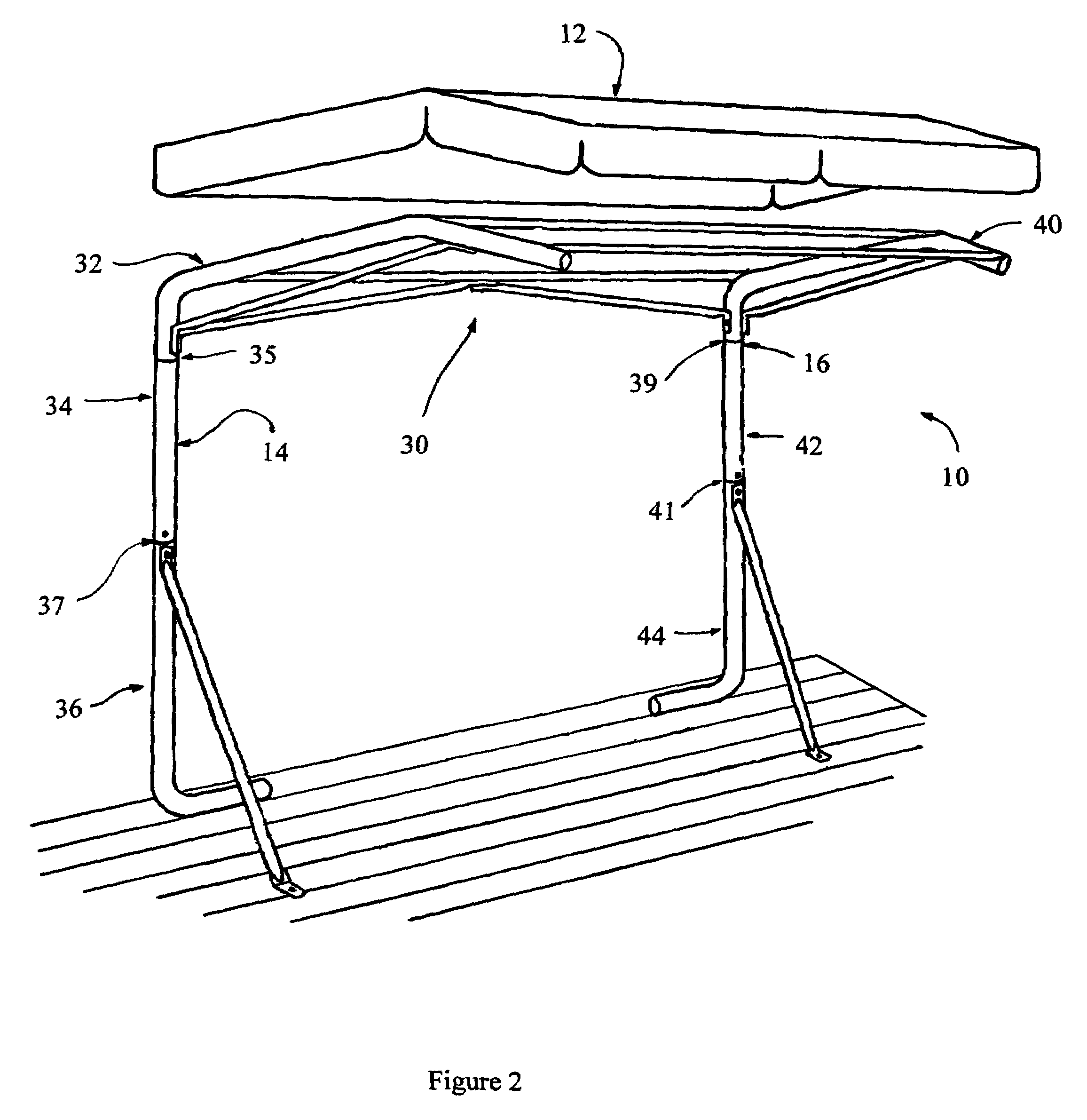 Dismountable outdoor shelter kit