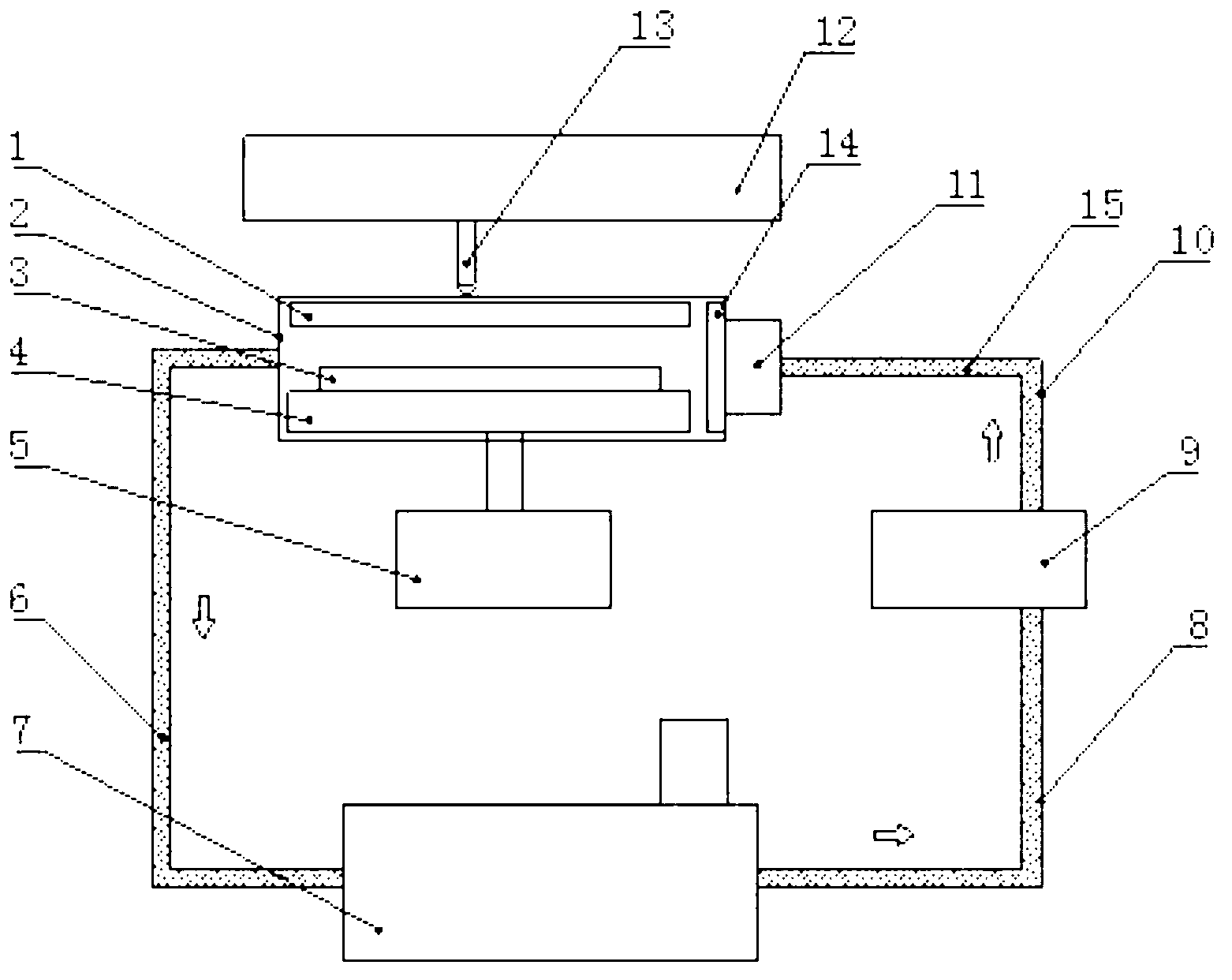 Thin-layer fluid type low-stress polishing device