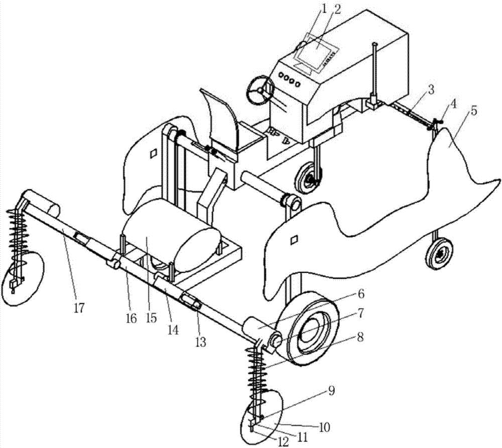 An orchard target variable liquid fertilization device and fertilization method