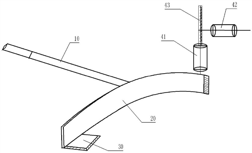 Asphalt mixture paving shovel