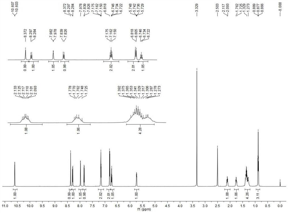 Phenalide hydrazide compound as well as preparation method and application thereof